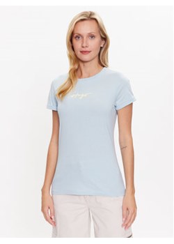 Hugo T-Shirt 50486327 Niebieski Slim Fit ze sklepu MODIVO w kategorii Bluzki damskie - zdjęcie 168591685