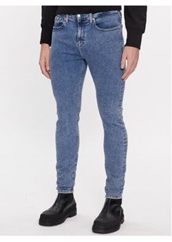 Calvin Klein Jeans Jeansy J30J323866 Niebieski Skinny Fit ze sklepu MODIVO w kategorii Jeansy męskie - zdjęcie 168591886