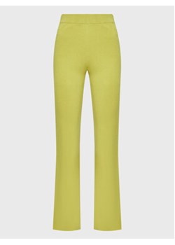 Kontatto Spodnie dzianinowe 3M7762 Zielony Regular Fit ze sklepu MODIVO w kategorii Spodnie damskie - zdjęcie 168591898