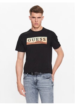 Guess T-Shirt M3YI90 K9RM1 Czarny Slim Fit ze sklepu MODIVO w kategorii T-shirty męskie - zdjęcie 168591919