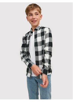 Jack&Jones Junior Koszula Gringham 12183050 Szary Regular Fit ze sklepu MODIVO w kategorii Koszule chłopięce - zdjęcie 168591995