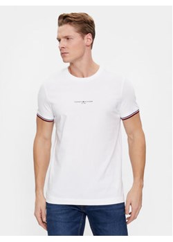 Tommy Hilfiger T-Shirt Logo MW0MW32584 Biały Regular Fit ze sklepu MODIVO w kategorii T-shirty męskie - zdjęcie 168592228