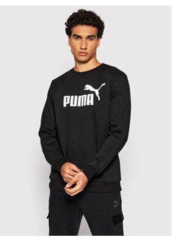 Puma Bluza Ess Big Logo 586678 Czarny Regular Fit ze sklepu MODIVO w kategorii Bluzy męskie - zdjęcie 168592255