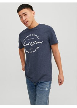 Jack&Jones T-Shirt Jace 12222037 Granatowy Regular Fit ze sklepu MODIVO w kategorii T-shirty męskie - zdjęcie 168592457