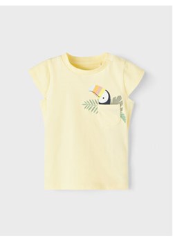 NAME IT Bluzka 13217420 Żółty Regular Fit ze sklepu MODIVO w kategorii Koszulki niemowlęce - zdjęcie 168592548