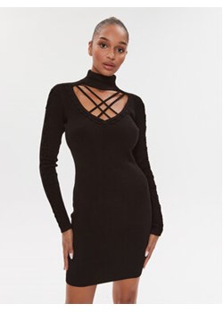 Guess Sukienka dzianinowa W3BK0W Z2YJ2 Czarny Slim Fit ze sklepu MODIVO w kategorii Sukienki - zdjęcie 168592559
