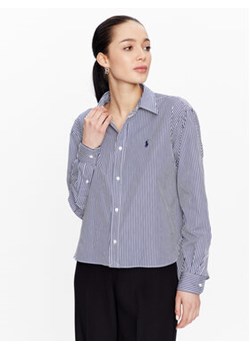 Polo Ralph Lauren Koszula 211891419001 Granatowy Regular Fit ze sklepu MODIVO w kategorii Koszule damskie - zdjęcie 168592589