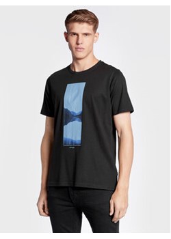 Solid T-Shirt 21107224 Czarny Regular Fit ze sklepu MODIVO w kategorii T-shirty męskie - zdjęcie 168592738