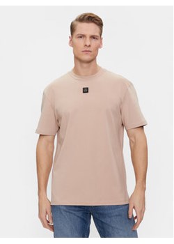 Hugo T-Shirt Dalile 50505201 Beżowy Regular Fit ze sklepu MODIVO w kategorii T-shirty męskie - zdjęcie 168592809