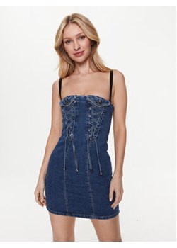 Pinko Sukienka jeansowa 100174 A0GF Niebieski Slim Fit ze sklepu MODIVO w kategorii Sukienki - zdjęcie 168592969