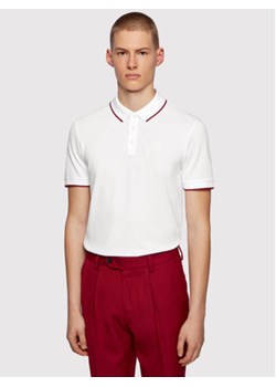 Boss Polo Parlay 101 50445486 Biały Regular Fit ze sklepu MODIVO w kategorii T-shirty męskie - zdjęcie 168593059