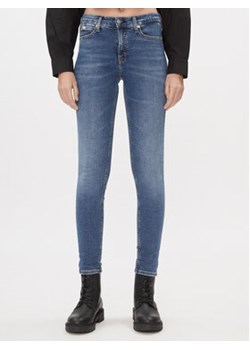 Calvin Klein Jeans Jeansy J20J221581 Niebieski Skinny Fit ze sklepu MODIVO w kategorii Jeansy damskie - zdjęcie 168593088