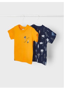 Mayoral Komplet 2 t-shirtów 3018 Kolorowy Regular Fit ze sklepu MODIVO w kategorii Bluzki dziewczęce - zdjęcie 168593187