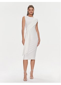 Rinascimento Sukienka koktajlowa CFC0019379002 Biały Regular Fit ze sklepu MODIVO w kategorii Sukienki - zdjęcie 168593198