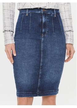 Guess Spódnica jeansowa W4RD06 D5921 Szary Slim Fit ze sklepu MODIVO w kategorii Spódnice - zdjęcie 168593235