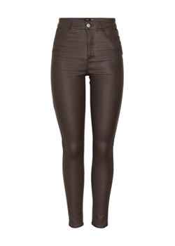 Vero Moda Curve Spodnie materiałowe Sophia 10281185 Brązowy Skinny Fit ze sklepu MODIVO w kategorii Spodnie damskie - zdjęcie 168593626