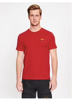 Aeronautica Militare T-Shirt 232TS1580J372 Czerwony Regular Fit ze sklepu MODIVO w kategorii T-shirty męskie - zdjęcie 168594057