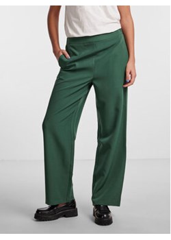 Pieces Spodnie materiałowe Bossy 17140744 Zielony Loose Fit ze sklepu MODIVO w kategorii Spodnie damskie - zdjęcie 168594137