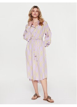 Silvian Heach Sukienka koszulowa GPP23371VE Fioletowy Regular Fit ze sklepu MODIVO w kategorii Sukienki - zdjęcie 168594256