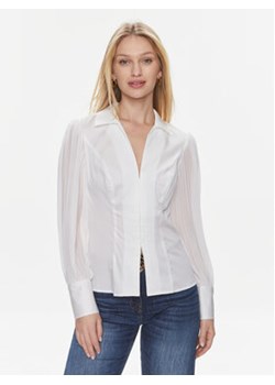 Guess Koszula Ls Amara W4RH16 WAF10 Biały Regular Fit ze sklepu MODIVO w kategorii Koszule damskie - zdjęcie 168594306