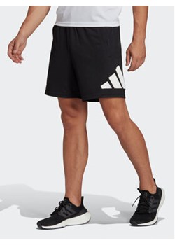adidas Szorty sportowe Train Essentials Logo Training Shorts IB8121 Czarny Regular Fit ze sklepu MODIVO w kategorii Spodenki męskie - zdjęcie 168594507