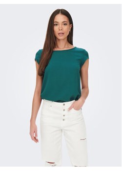 ONLY Bluzka 15142784 Zielony Regular Fit ze sklepu MODIVO w kategorii Bluzki damskie - zdjęcie 168594847