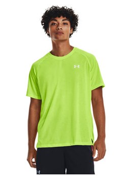 Under Armour T-Shirt UA STREAKER TEE 1361469 Zielony Regular Fit ze sklepu MODIVO w kategorii T-shirty męskie - zdjęcie 168594887