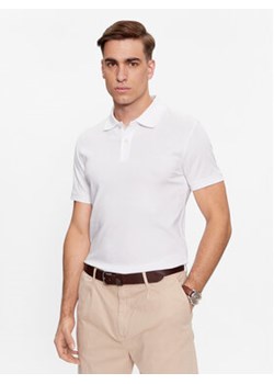 Guess Polo Nolan M4RP66 KBL51 Biały Slim Fit ze sklepu MODIVO w kategorii T-shirty męskie - zdjęcie 168595185