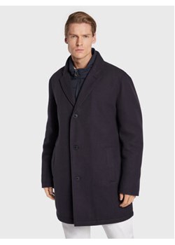 Pierre Cardin Płaszcz przejściowy 10042/000/0017 Granatowy Regular Fit ze sklepu MODIVO w kategorii Płaszcze męskie - zdjęcie 168595515