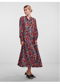 YAS Sukienka koszulowa 26027838 Kolorowy Regular Fit ze sklepu MODIVO w kategorii Sukienki - zdjęcie 168595915