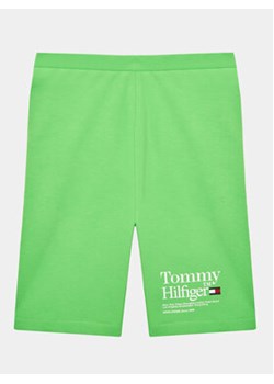 Tommy Hilfiger Szorty sportowe Timeless KG0KG07253 D Zielony Slim Fit ze sklepu MODIVO w kategorii Spodenki chłopięce - zdjęcie 168596149