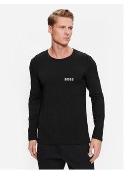 Boss Longsleeve Ls-Shirt Rn Infinity 50499357 Czarny Slim Fit ze sklepu MODIVO w kategorii T-shirty męskie - zdjęcie 168596266