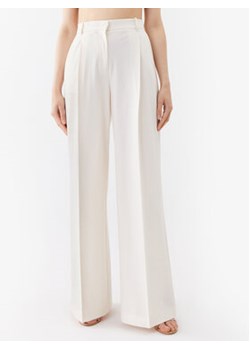 Pinko Spodnie materiałowe Prospero 100157 A0HO Biały Loose Fit ze sklepu MODIVO w kategorii Spodnie damskie - zdjęcie 168596685