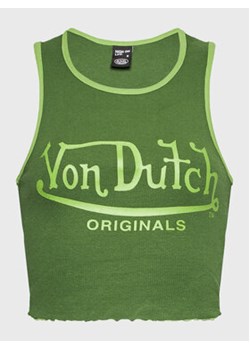 Von Dutch Top Ashley 6 231 047 Zielony Slim Fit ze sklepu MODIVO w kategorii Bluzki damskie - zdjęcie 168596828