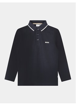 Boss Polo J25O90 M Granatowy Regular Fit ze sklepu MODIVO w kategorii T-shirty chłopięce - zdjęcie 168597017