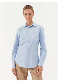 Polo Ralph Lauren Koszula 211891377001 Niebieski Regular Fit ze sklepu MODIVO w kategorii Koszule damskie - zdjęcie 168597018