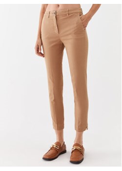 Marella Spodnie materiałowe Rapid 2331361237200 Brązowy Regular Fit ze sklepu MODIVO w kategorii Spodnie damskie - zdjęcie 168597185