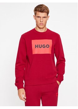 Hugo Bluza Duragol222 50467944 Czerwony Regular Fit ze sklepu MODIVO w kategorii Bluzy męskie - zdjęcie 168597915