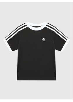 adidas T-Shirt adicolor 3-Stripes HK2913 Czarny Relaxed Fit ze sklepu MODIVO w kategorii T-shirty chłopięce - zdjęcie 168597929