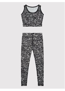 Regatta Komplet top i legginsy Atkin RKJ130 Czarny Slim Fit ze sklepu MODIVO w kategorii Komplety dziewczęce - zdjęcie 168598079