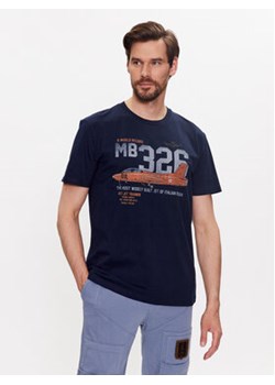 Aeronautica Militare T-Shirt 231TS2124J607 Granatowy Regular Fit ze sklepu MODIVO w kategorii T-shirty męskie - zdjęcie 168598138