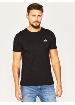 Alpha Industries T-Shirt Basic 188505 Czarny Regular Fit ze sklepu MODIVO w kategorii T-shirty męskie - zdjęcie 168598738