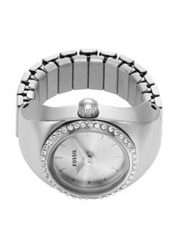 Fossil Zegarek Watch Ring ES5321 Srebrny ze sklepu MODIVO w kategorii Zegarki - zdjęcie 168598999