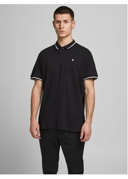 Jack&Jones Polo Jersey 12180891 Czarny Regular Fit ze sklepu MODIVO w kategorii T-shirty męskie - zdjęcie 168599407