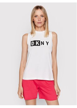 DKNY Sport Top DP8T5892 Biały Regular Fit ze sklepu MODIVO w kategorii Bluzki damskie - zdjęcie 168599476