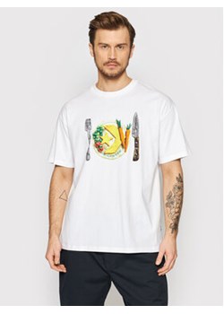 Converse T-Shirt For Diner 10022938-A01 Biały Oversize ze sklepu MODIVO w kategorii T-shirty męskie - zdjęcie 168599895