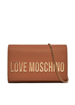 LOVE MOSCHINO Torebka JC4103PP1IKD0201 Brązowy ze sklepu MODIVO w kategorii Kopertówki - zdjęcie 168600236