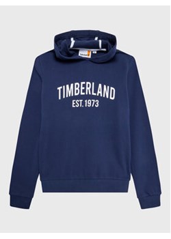 Timberland Bluza T25U07 S Granatowy Regular Fit ze sklepu MODIVO w kategorii Bluzy chłopięce - zdjęcie 168600359
