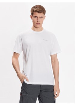 Columbia T-Shirt Thistletown Hills 1990751 Biały Regular Fit ze sklepu MODIVO w kategorii T-shirty męskie - zdjęcie 168600536