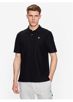 Lyle & Scott Polo Grit Polo Shirt SP1805V Czarny Regular Fit ze sklepu MODIVO w kategorii T-shirty męskie - zdjęcie 168600945